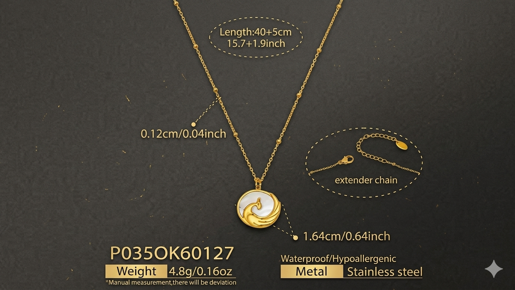 Collar Fénix Nácar